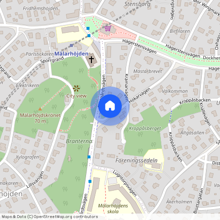 Hökarvägen, Hägersten