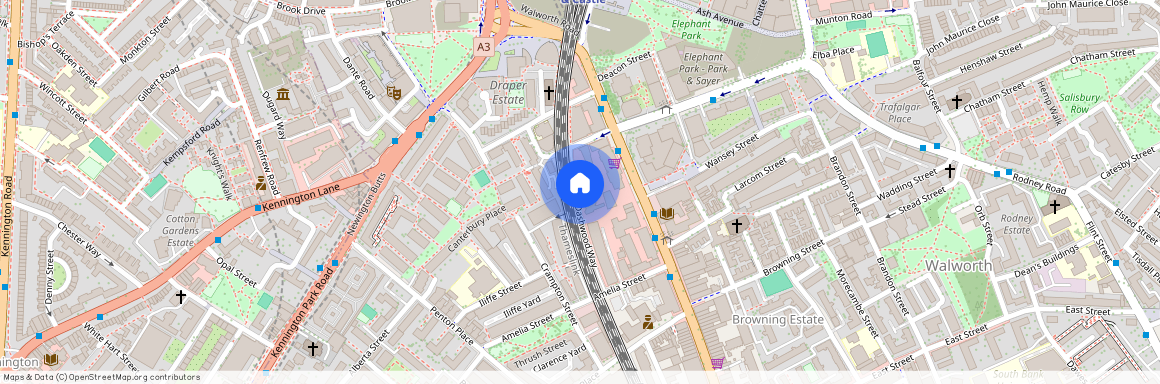 South Central Steedman Street, Elephant and Castle SE17