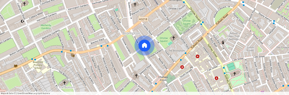 Onslow Gardens, South Kensington