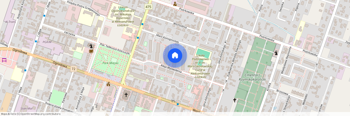 Al.Wyzwolenia, Aleksandrów Łódzki, Aleksandrów Łódzki, zgierski, łódzkie