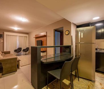 EXCELENTE APARTAMENTO DE 1 QUARTO MOBILIADO COM 53M³- LAKE SIDE - Foto 1