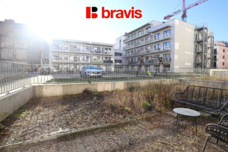 Pronájem bytu 1+kk, Brno-Zábrdovice, ul. Spolkova, zařízené, předzahrádka - Fotografie 3