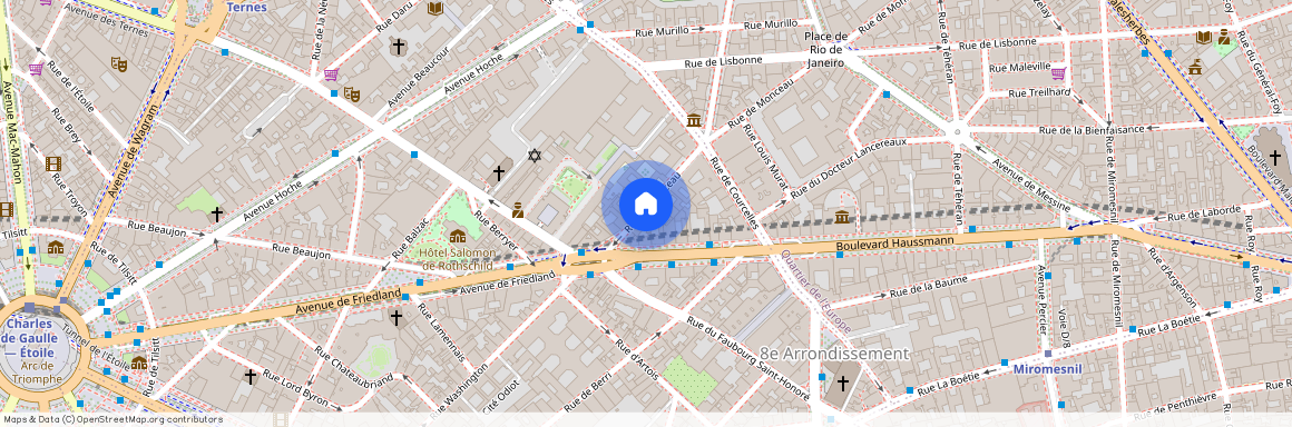 Appartement à louer rue de Monceau, Paris 8ème