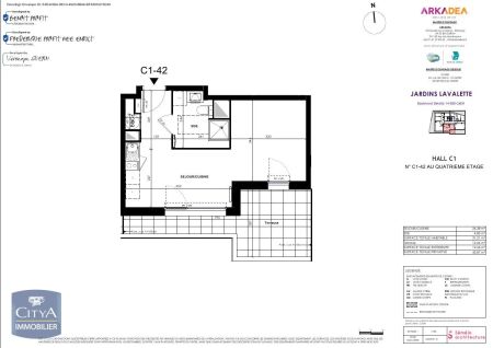 Appartement à louer 1 pièce 31.21m² - Photo 4