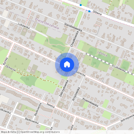 ul. Górecka, Leśnica, Fabryczna, Wrocław, dolnośląskie