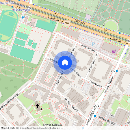 ul. Sterowcowa, Gądów, Fabryczna, Wrocław, dolnośląskie