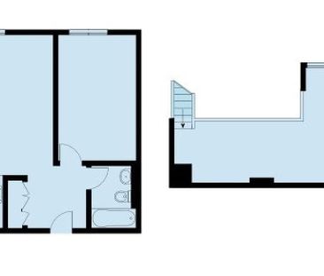 2.5 Zimmer, 70 m², 2. Stock - Foto 2