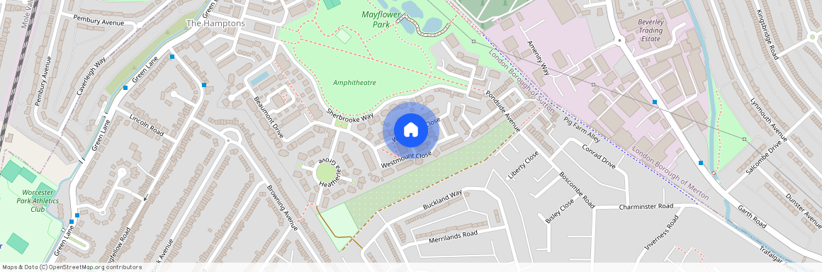 Westmount Close, Worcester Park, Surrey, KT4