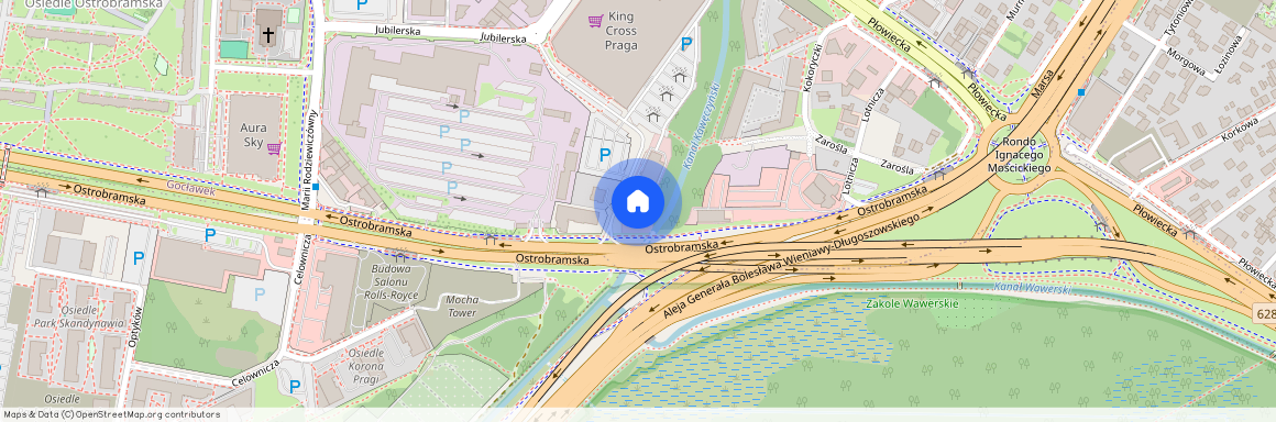 Ostrobramska 36B, Gocławek, Praga-Południe, Warszawa, mazowieckie