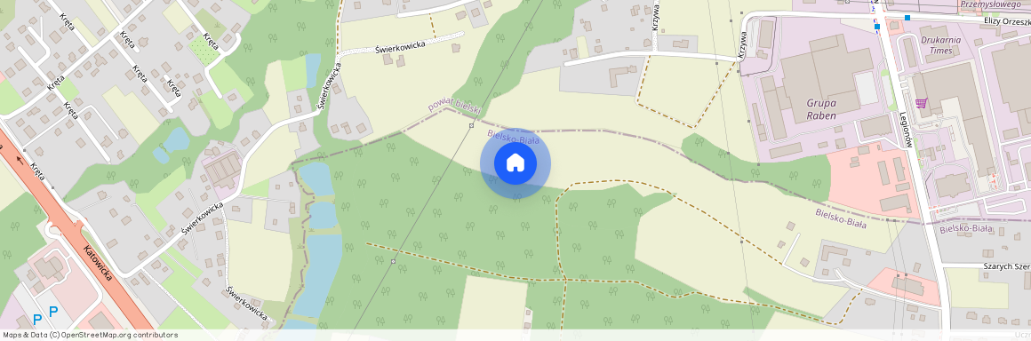 Kaletnicza, Bielsko-Biała M., Bielsko-Biała, Komorowice Krakowskie