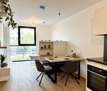 Moderne 2-Zimmer-Wohnung mit Einbauküche und Co-Working-Räumen – Pe... - Photo 6