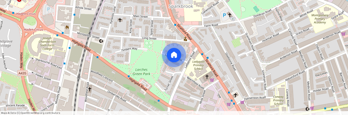 Larches Street, Birmingham, B11