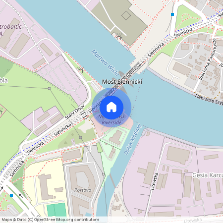 ul. Siennicka, Śródmieście, Gdańsk, pomorskie