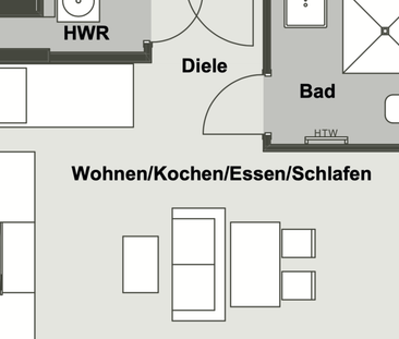 Möblierte 1-Zimmer-Neubauwohnung – Erstbezug in Berlin-Friedrichsfelde - Photo 1