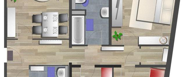 Geräumige 4-Raum-Wohnung in zentraler Lage - Photo 1