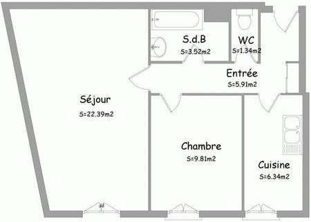 Location Appartement 2 pièces 49m² ORLEANS 45000 - Photo 3