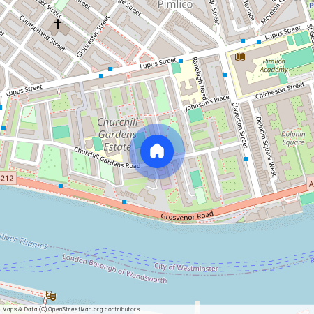 Churchill Gardens, Pimlico, London, SW1V