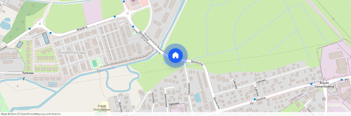 ul. Słoneczna, Bolszewo, Wejherowo, wejherowski, pomorskie