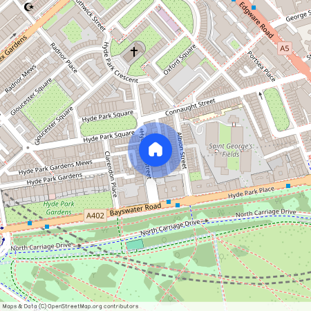 Hyde Park Street, Hyde Park, London, W2