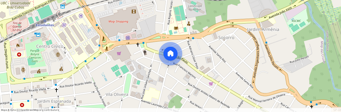 Rua Sérgio Plaza, 00, Vila Oliveira, Mogi das Cruzes, São Paulo, 08780230