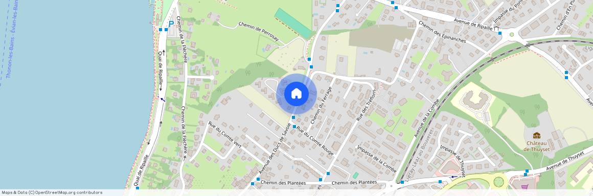 HAUTE-SAVOIE (74), - AUVERGNE-RHÔNE-ALPES, THONON LES BAINS (74200)