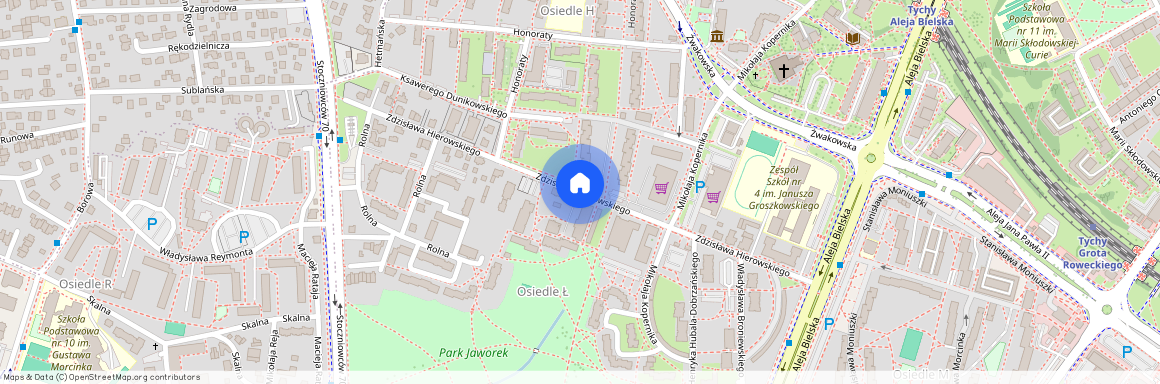 ul. Zdzisława Hierowskiego, Osiedle Łucja, Tychy, śląskie