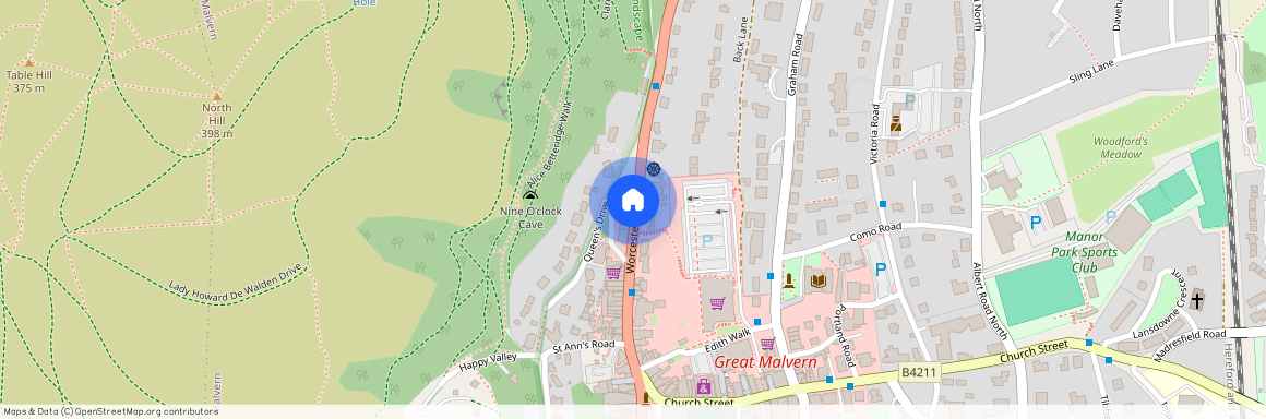 Worcester Road, Malvern, Worcestershire, WR14 4RB