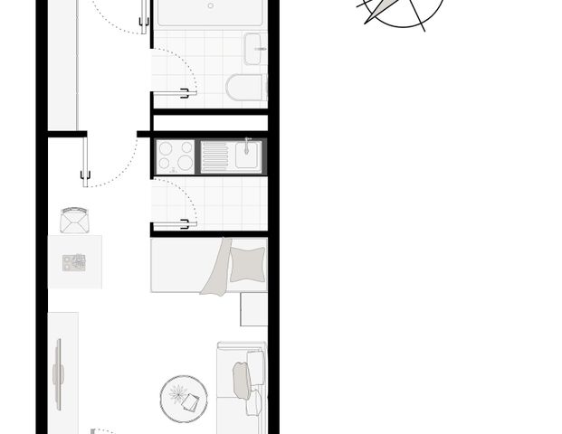 Tolle 1- Zimmer Whg. zu vermieten mit Balkon! - Photo 1