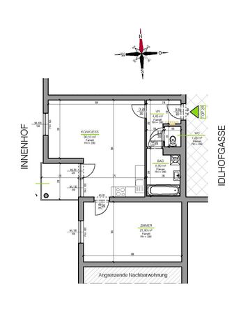 2 Zimmer Wohnung mit Balkon - Provisionsfrei! - Photo 4