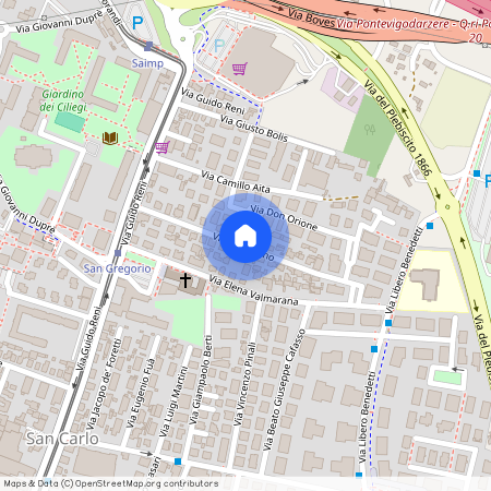 Via Cà Magno, Padova, Veneto 35133