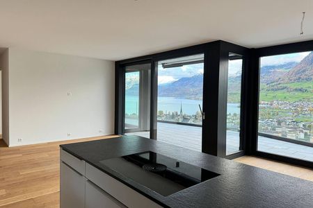 4.5-Zimmerwohnung mit beeindruckender See- und Bergsicht in Ennetbü... - Foto 2
