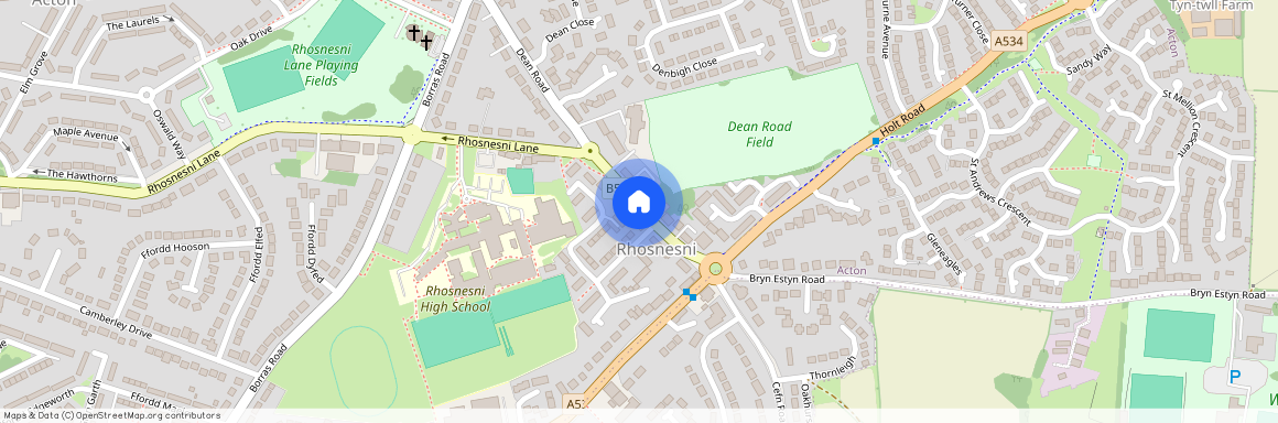 Dean Road, Rhosnesni, Wrexham, LL13