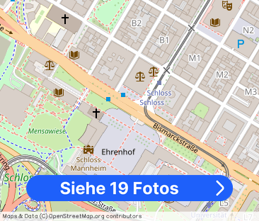 Ideales Studentenapartment unmittelbar neben dem Mannheimer Schloss - Foto 1