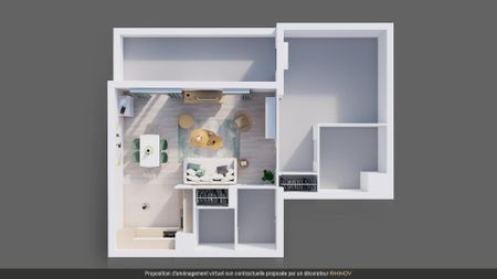 location Appartement T2 DE 51.4m² À VELIZY-VILLACOUBLAY - Photo 5