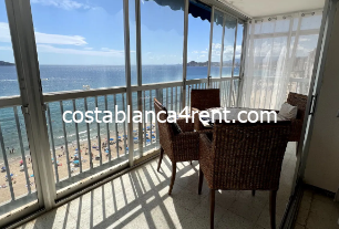 Benidorm first Line apartement Winter let