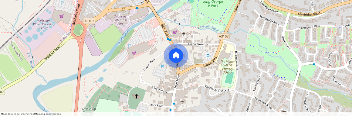 Bank Street, Melksham, Wiltshire, SN12