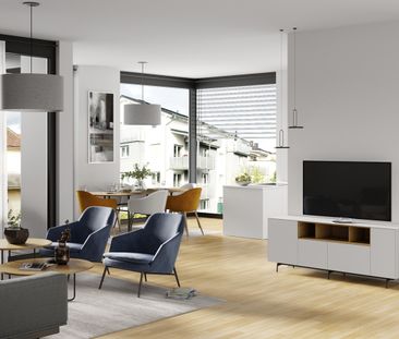 *ERSTBEZUG* Neubauwohnung mit 3-Zimmern direkt am Kocher! - Photo 2