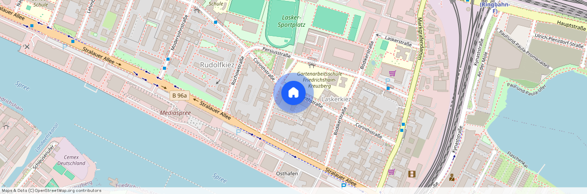 Corinthstraße 38, 10245 Berlin, 10245 Friedrichshain-Kreuzberg - Friedrichshain