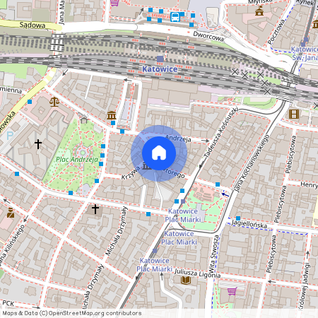 ul. Stefana Batorego, Śródmieście, Katowice, śląskie