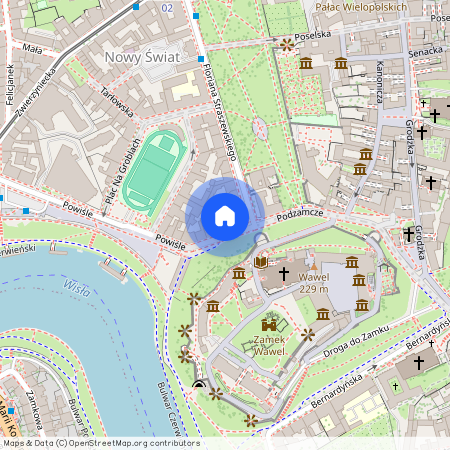 ul. Podzamcze, Nowy Świat, Stare Miasto, Kraków, małopolskie