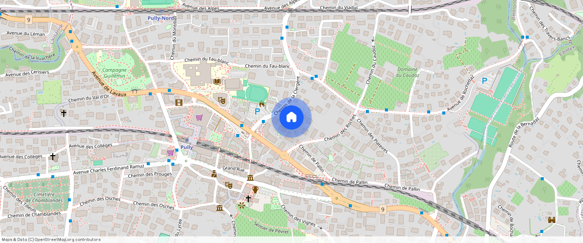 Chemin de la Clergère **, 1009, Pully