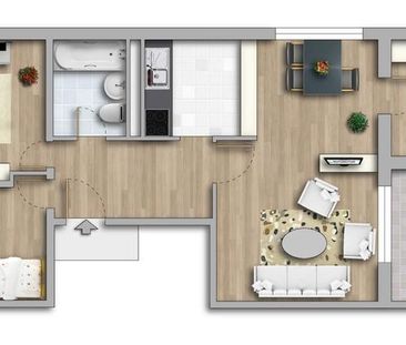 @ Südpark-Feeling inklusive: Bezugsfertiges 4‑Zimmer‑Zuhause mit Ba... - Photo 1