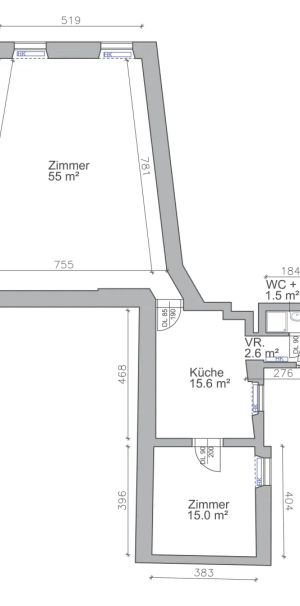 2-Zimmer-Wohnung in der Innenstadt - Provisionsfrei - Photo 2