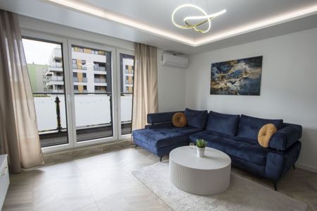 Komfortowe 60m² balkon, parking, klimatyzacja 59.8 m² - Фото 3