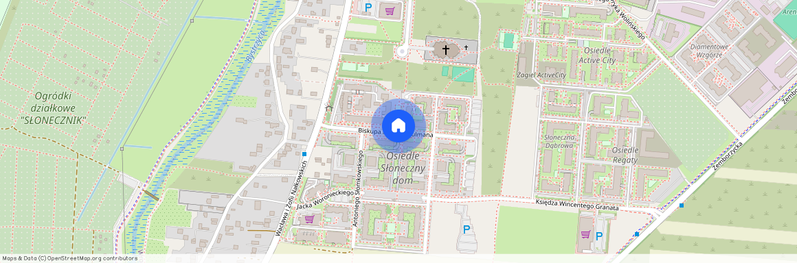 ul. bp. Mariana Fulmana, Wrotków, Lublin, lubelskie