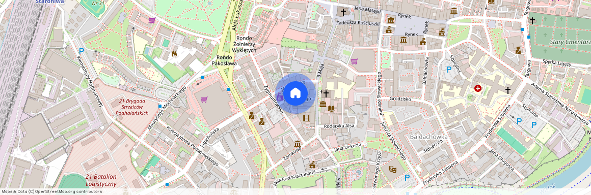 ul. Fircowskiego, Śródmieście, Rzeszów, podkarpackie