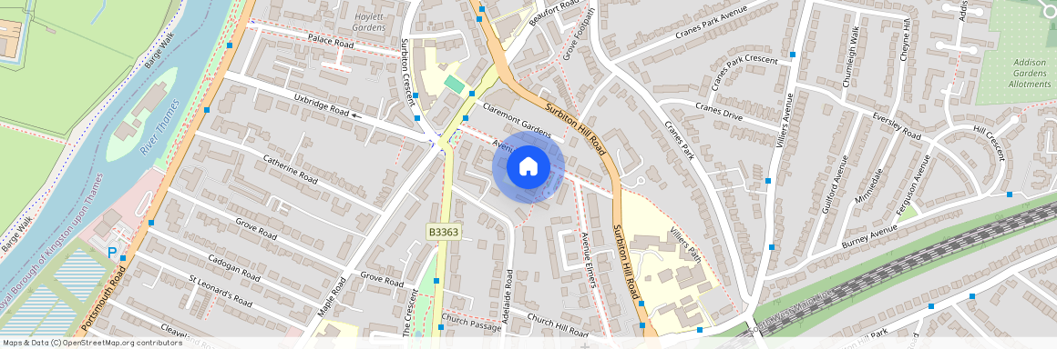 4 Avenue Elmers, Surbiton, Surrey, KT6