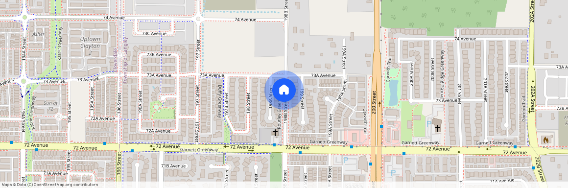 google map, Township of Langley, Township of Langley, Metro Vancouver, V2Y 1R9