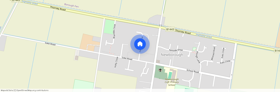 Hawthorn Close, Peterborough, Newborough