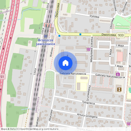 ul. Kazimierza Wielkiego, Brzeszcze, Brzeszcze, oświęcimski, małopolskie